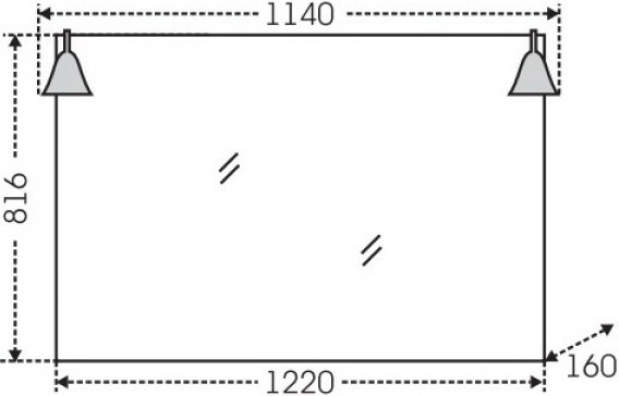 Мебель для ванной СанТа Монарх 120 - 7