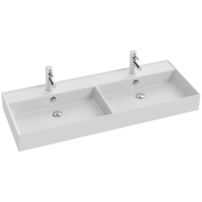 Раковина подвесная Jacob Delafon Vivienne 121 см двойная  EXBL112-00 - 0