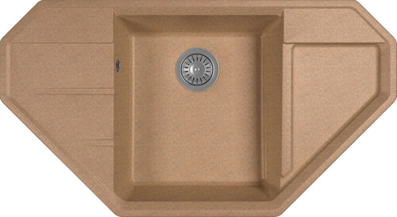 Мойка Крона 910, терракота СМс 29.040.D0910.406 - 0