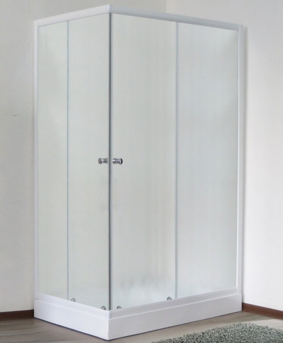 Душевой уголок Royal Bath HPD 120x90 профиль белый стекло матовое RB9120HPD-C - 0