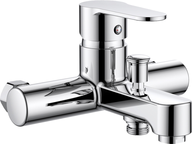 Смеситель для ванны с душем DIWO Ярославль YAR-02cr хром - 0