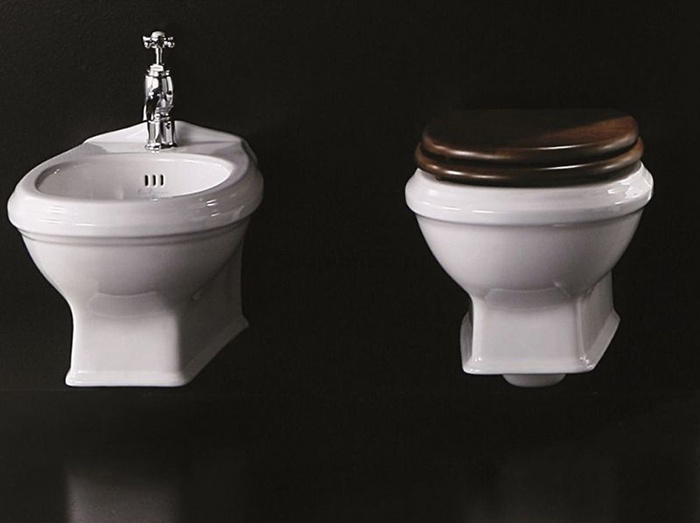 Унитаз подвесной Simas Arcade с крышкой, белый (AR841) - 6