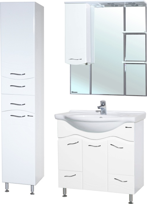 Тумба для комплекта Bellezza Мари 75 белая 4632912340019 - 1