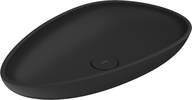 Мебель для ванной STWORKI Берген 100 серая с темной столешницей,  раковина Bocchi Etna Etna 1114-004-0125 черная 568139 - 8