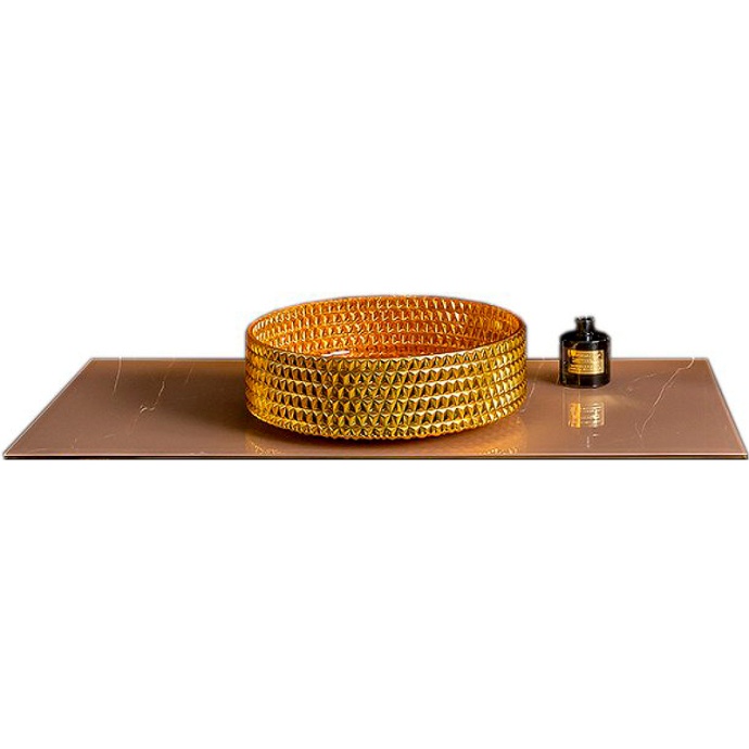 Столешница под раковину Armadi Art Lucido 100 розовый 853-100-Rose - 0