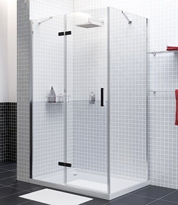 Душевой уголок Wasserkraft Aller Black 10H06LB 120x80 см 10H06LBLACK - 1