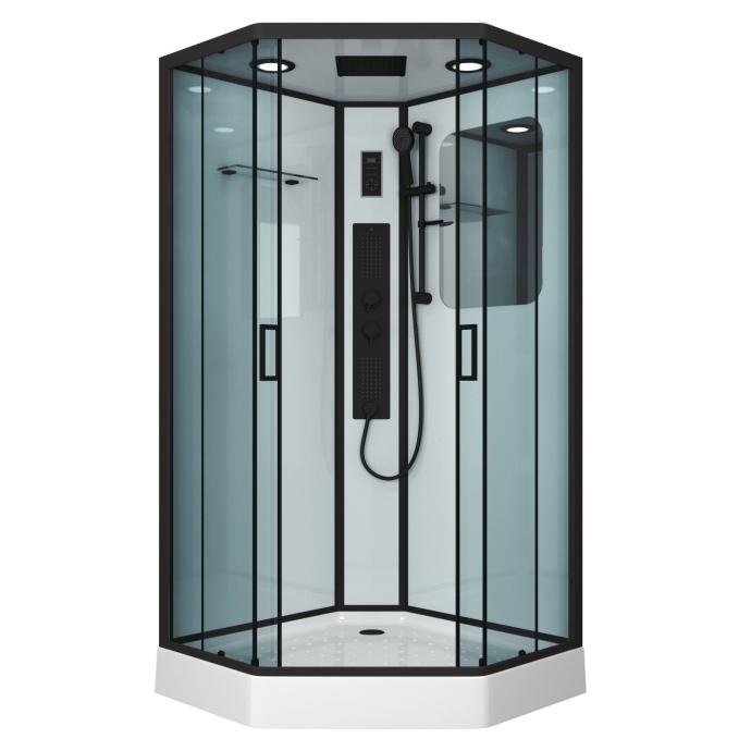 Душевая кабина Niagara Premium NG-6901-01GD BLACK 90х90х220 черная 69010134GDBLACK - 0