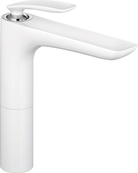 Смеситель для раковины Kludi Balance белый, хром  522989175 - 0