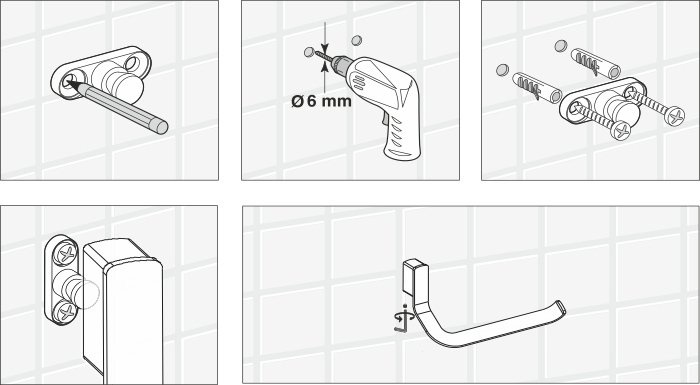 Держатель туалетной бумаги Wasserkraft Sauer K-7996 - 4