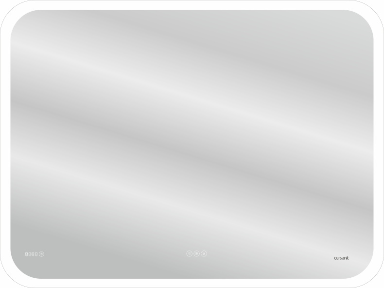 Зеркало Cersanit LED 070 pro 100,с bluetooth, микрофоном и динамиками KN-LU-LED070*100-p-Os - 0