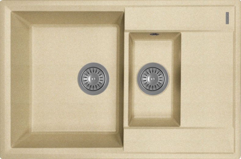 Мойка Flortek Консул 760 К, бежевый FG  23.025.D0760.104 - 0