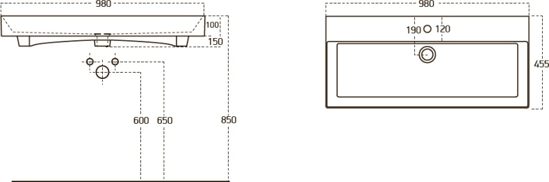 Мебель для ванной Owl 1975 Ragnar 100 белая, 1 ящик, 1 внутренний - 6