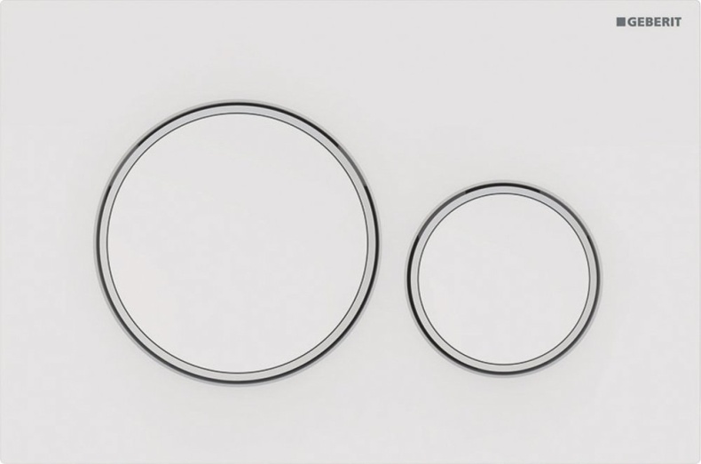 Кнопка смыва Geberit Sigma 20 белая 115.882.11.1 - 0