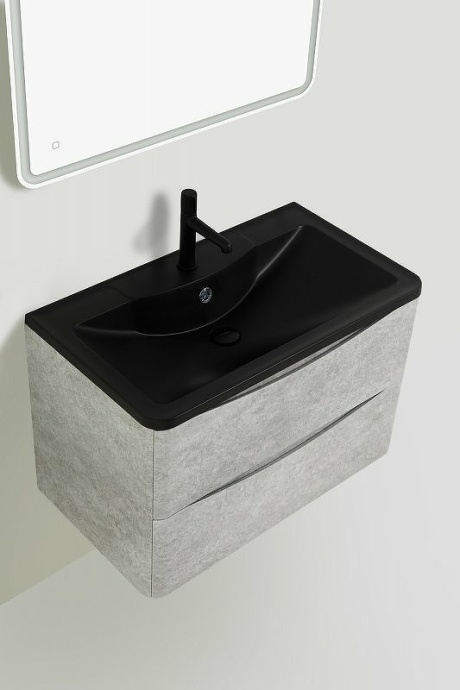 Раковина BelBagno 100х45.5 черный матовый  BB1000/455-LV-ART-ALR-NERO - 2