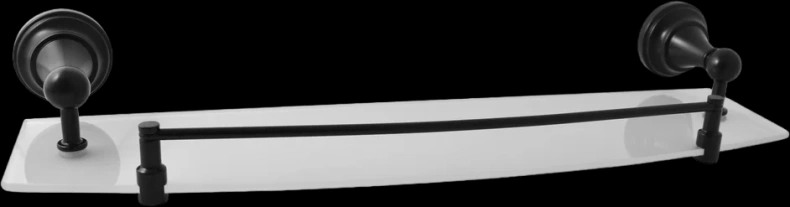 Полка стеклянная Rav Slezak Morava 50 черный матовый MKA0900/50CMAT - 0