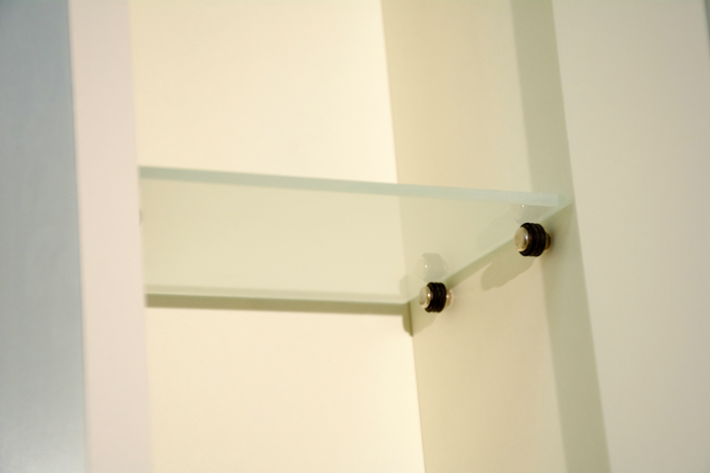 Лувр - 85 Зеркало с 2-мя шкафчиками, слоновая кость П-Лвр03085-10142Ш - 2