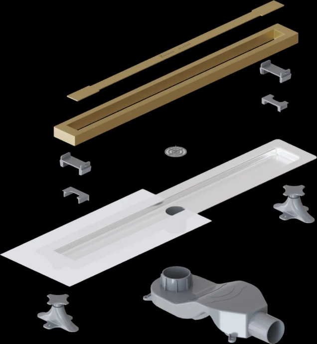 Душевой лоток Armadi Art Premium Trendy 60 золото матовый 983-60-MG - 2