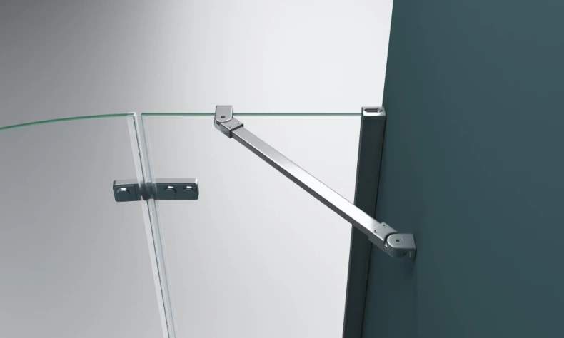 Душевой уголок BelBagno Kraft 100х100 профиль хром стекло прозрачное KRAFT-R-2-100-C-Cr - 4