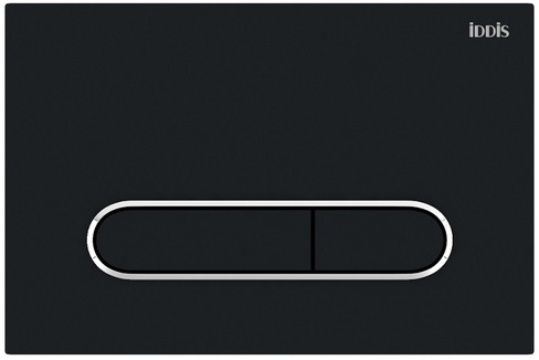 Кнопка смыва IDDIS Unifix черная матовая UNI71MBi77 - 0