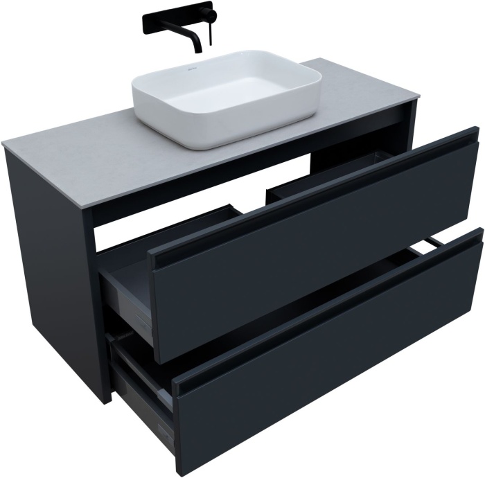 Тумба под раковину Allen Brau Fantasy 120 черный матовый 1.11005.AM - 5