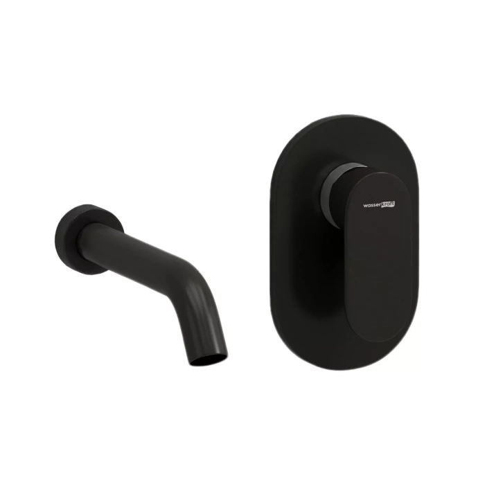 Смеситель для раковины WasserKraft Elbe черный матовый A74543 - 0