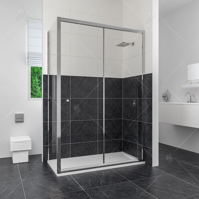 Душевой уголок RGW Classic CL-45 (960-1010)x900x1850 профиль хром 04094509-11 - 0