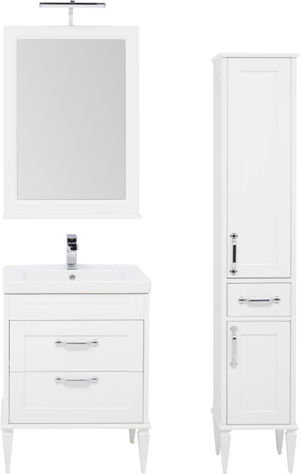 Шкаф-пенал Aquanet Денвер 36 R, белый глянец 199214 - 12