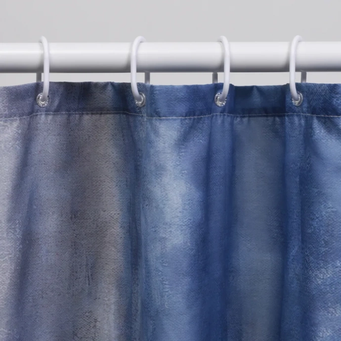 Штора для ванной Wasserkraft Ammer 180х200 рисунок черный SC-70102 - 2