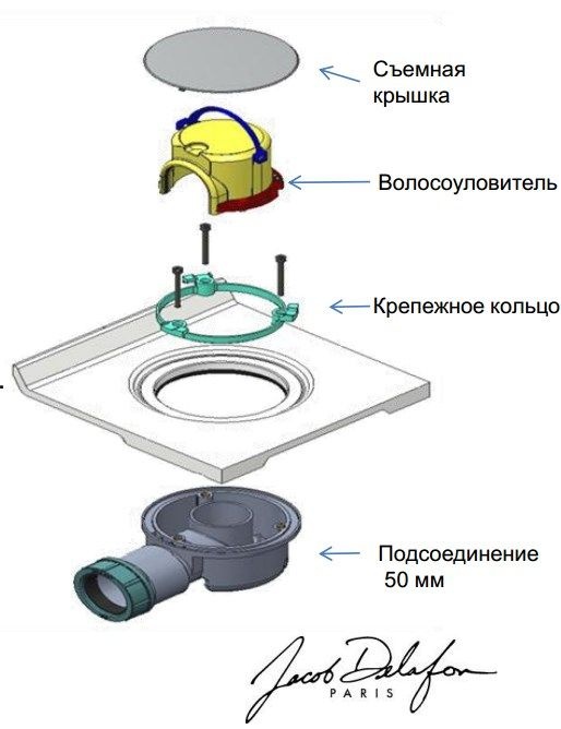Поддон для душа Jacob Delafon Flight Neus E66523 180х80 без крышки E66523-00 - 2
