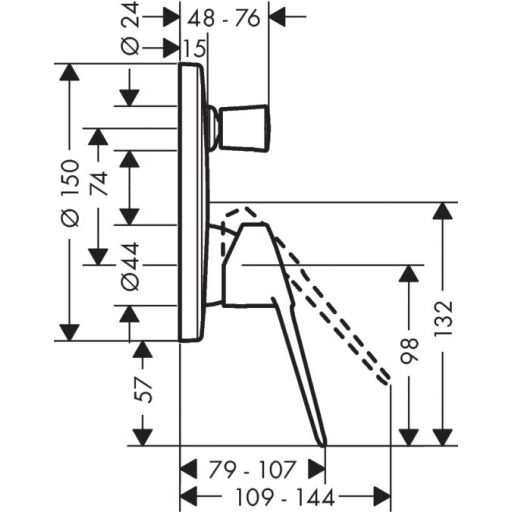  Hansgrohe Novus Loop  71345000 - 1