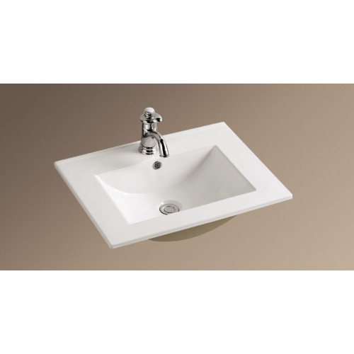 Раковина встраиваемая Weltwasser WW DEILBACH 7506- 60 белый  10000003900 - 0