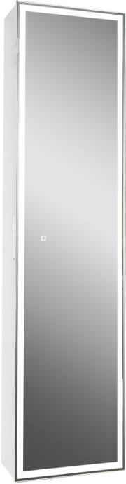 Шкаф-пенал с зеркалом STWORKI Кронборг МВК104 40, с подсветкой, белый - 4