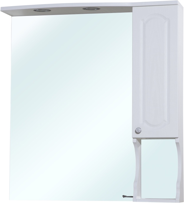 Зеркало-шкаф Bellezza Камелия 85 R белый 4611614001152 - 0