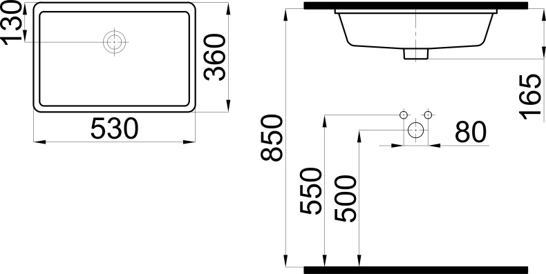 Раковина STWORKI 53 K0001-0346 K0001-0346-001-1-0000 - 1