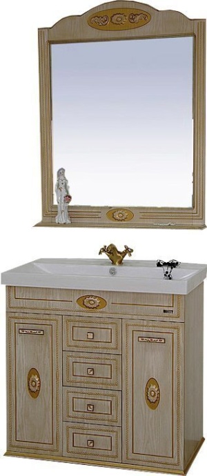 Мебель для ванной Misty Roma 75 ясень патина - 9