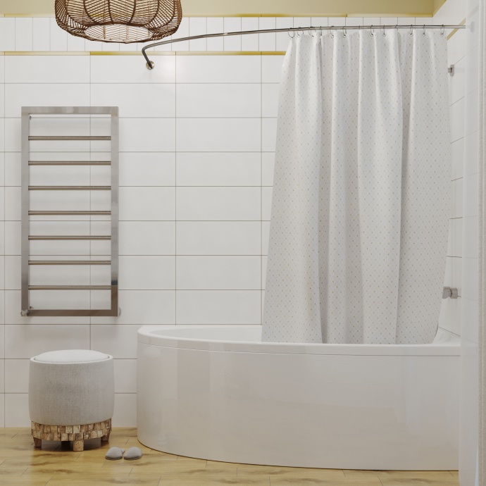 Акриловая ванна DIWO Валдай 170x95 L с каркасом 567966 - 7