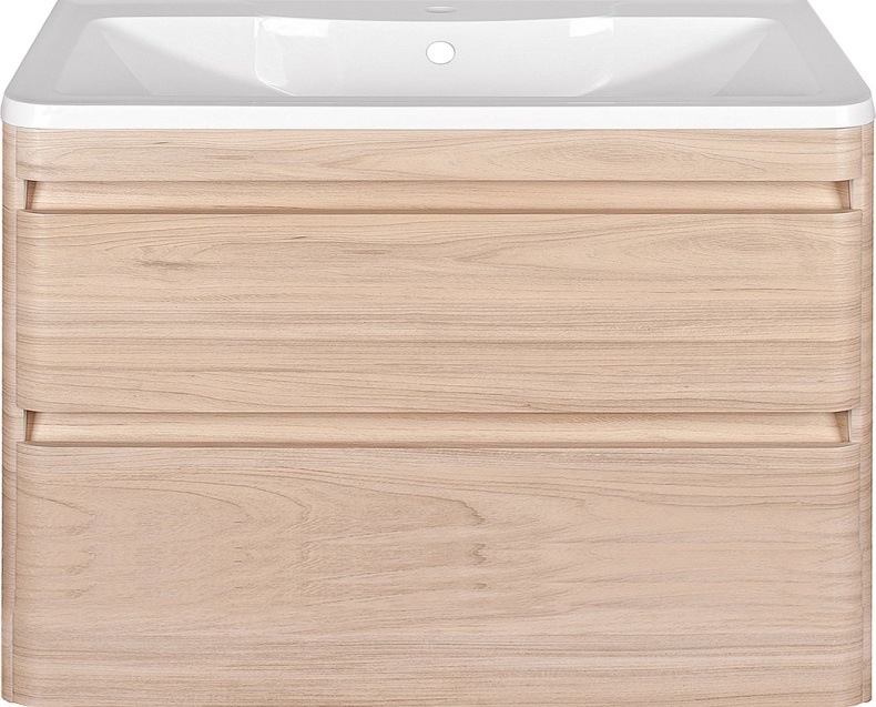 Тумба для комплекта Style Line Атлантика 100 Люкс Plus, подвесная, ясень перламутр ЛС-00000686 - 0