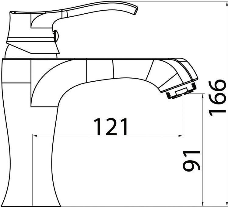 Смеситель BelBagno Trula TRU-LVM-CRM для раковины - 1