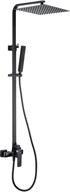 Душевая стойка Allen Brau Infinity 5.21012-31 чёрный матовый - 0