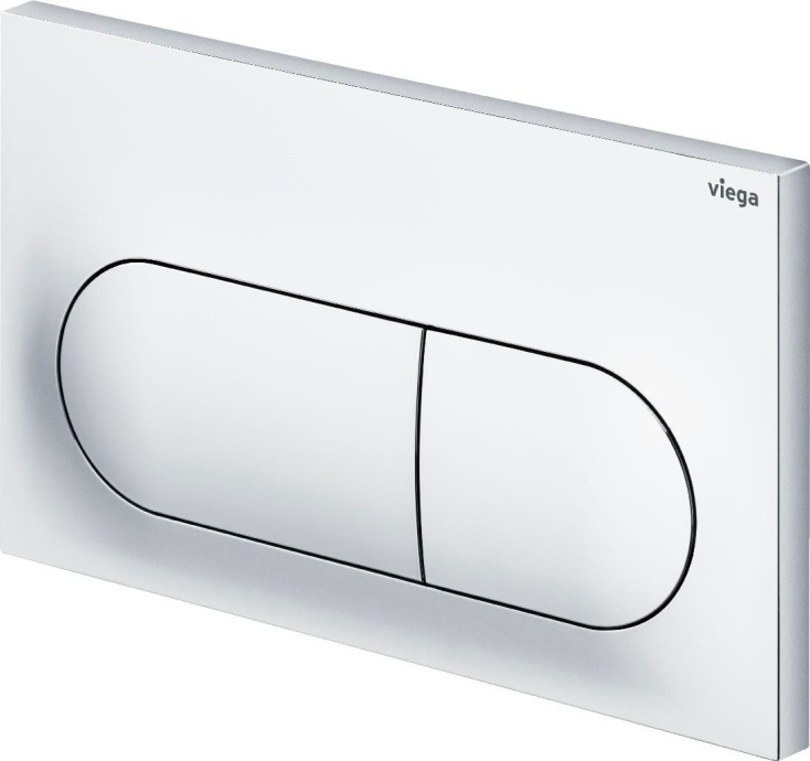 773748 Prevista Панель смыва для унитазов Visign for Life 6, пластик, хром, модель 8602.1 - 0