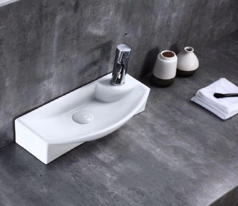 Раковина подвесная Ceramalux N 46 белый  7946L - 3