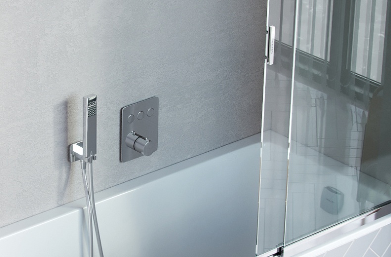 Смеситель для душа встраиваемый Excellent Krotos хром AREX.8046CR - 1