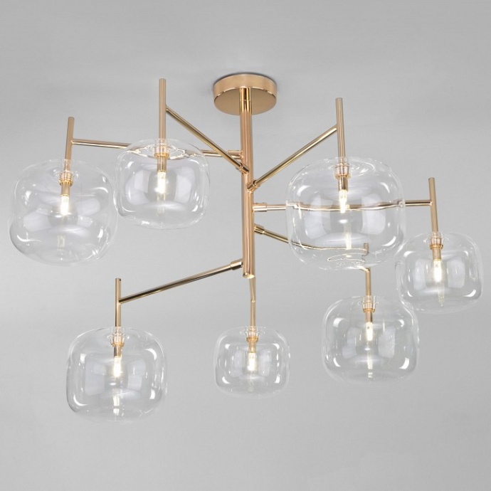 Люстра на штанге Eurosvet Jar 70128/7 золото - 0