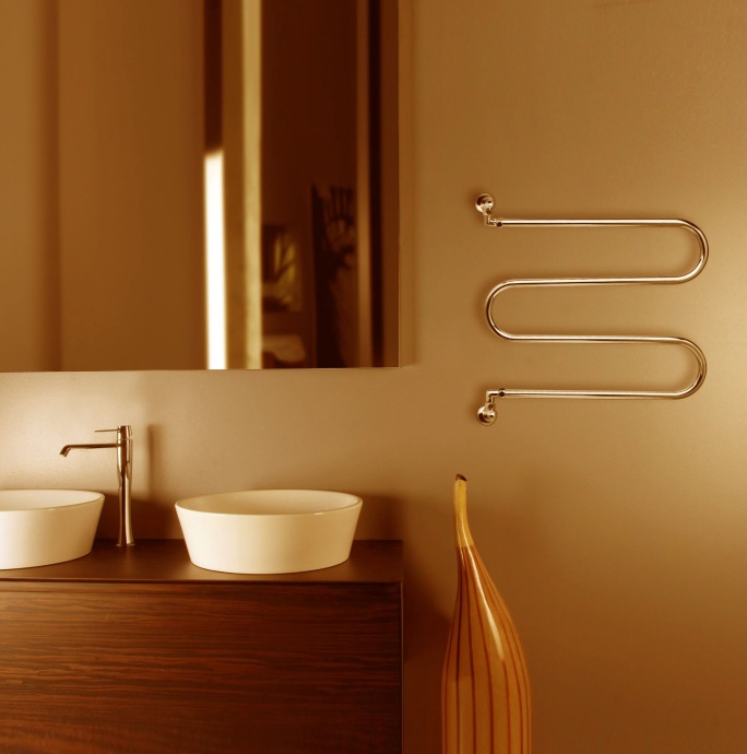 Водяной полотенцесушитель Margaroli   золото  400GO - 1
