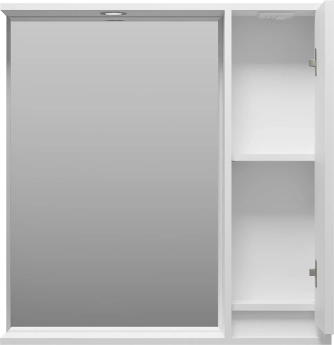 Зеркало Brevita Balaton 80 R, белое  BAL-04080-01-П - 4