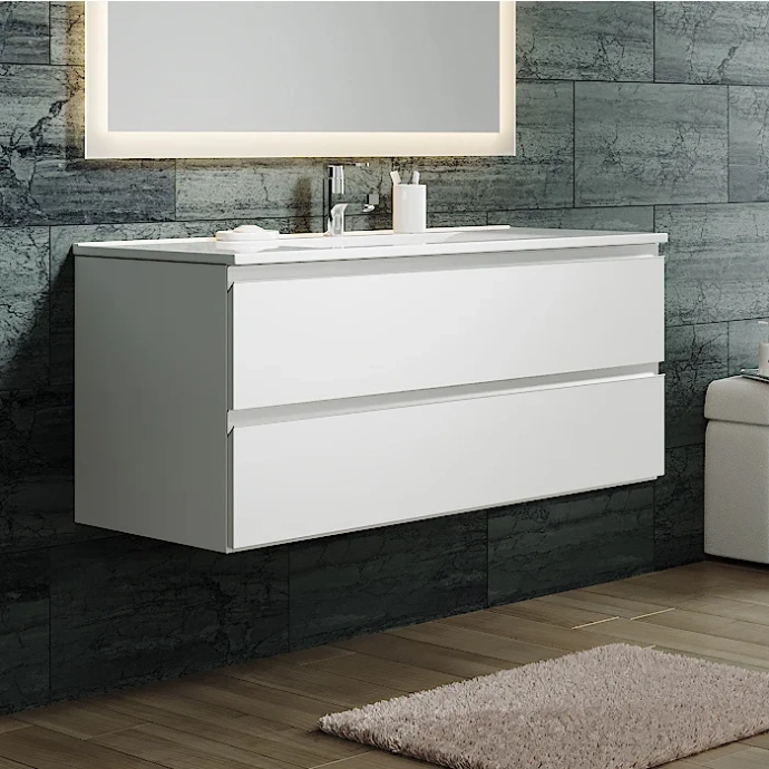 Тумба под раковину Sanvit Авеню-2 120 белый глянец kavenu2120w - 0