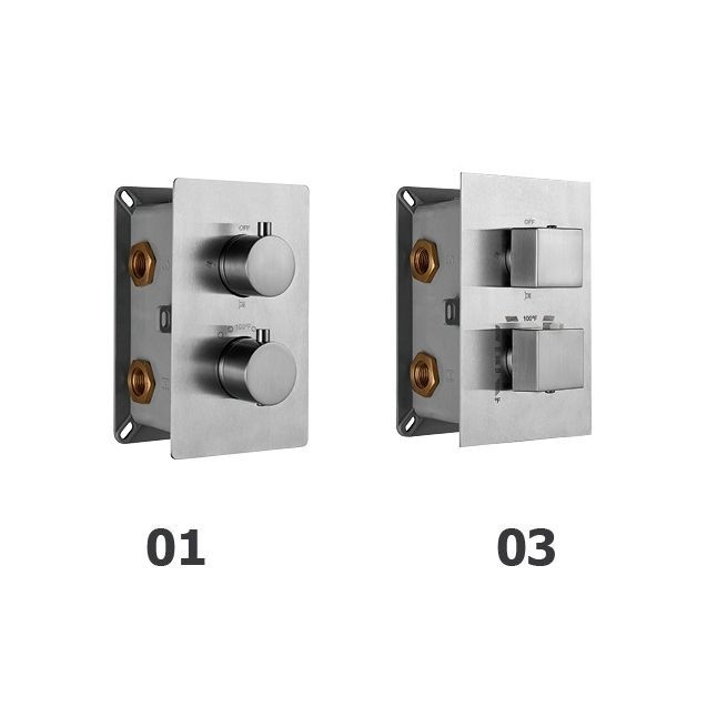 Термосмеситель встраиваемый RGW SP-42-03 205*125/хром 2-3 режима 21140542-31 - 0