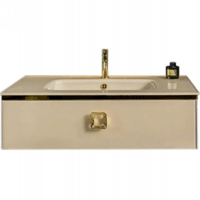 Тумба под раковину Armadi Art Lucido 100 бежевый 770-100-CP - 0