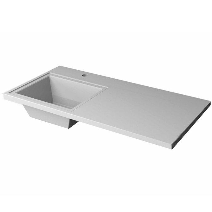 Раковина Stella Polar Мадлен 100 L на стиральную машину белый SP-00000465 - 0