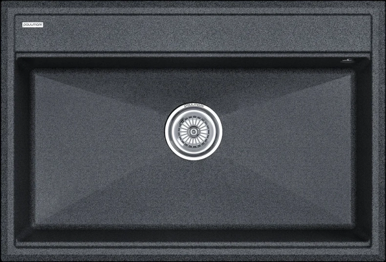 Мойка кухонная Paulmark Stepia 75 графит PM117551-DG - 0